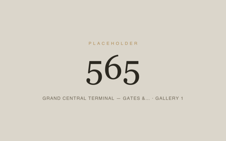 Placeholder 565 — Grand Central Terminal — Gates &… · Gallery 1