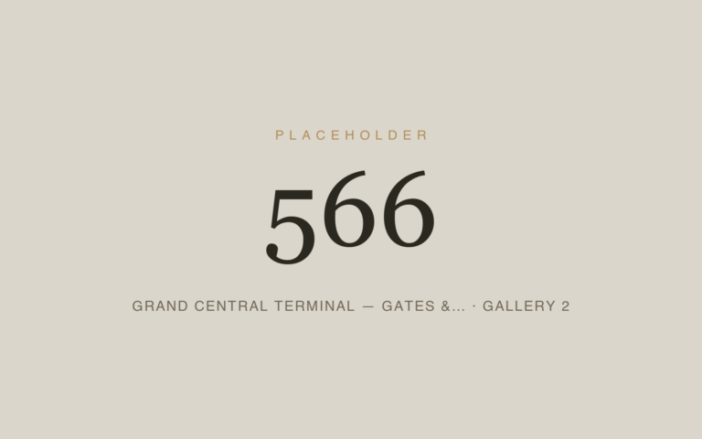 Placeholder 566 — Grand Central Terminal — Gates &… · Gallery 2