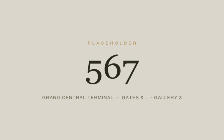 Placeholder 567 — Grand Central Terminal — Gates &… · Gallery 3