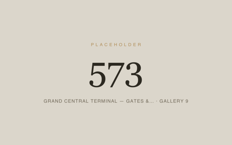 Placeholder 573 — Grand Central Terminal — Gates &… · Gallery 9
