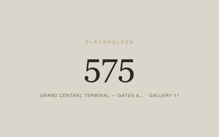Placeholder 575 — Grand Central Terminal — Gates &… · Gallery 11