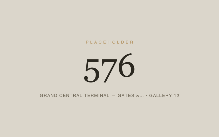 Placeholder 576 — Grand Central Terminal — Gates &… · Gallery 12
