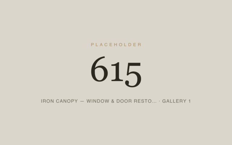Placeholder 615 — Iron Canopy — Window & Door Resto… · Gallery 1