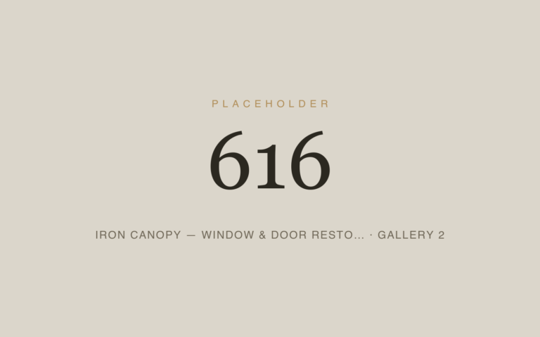 Placeholder 616 — Iron Canopy — Window & Door Resto… · Gallery 2