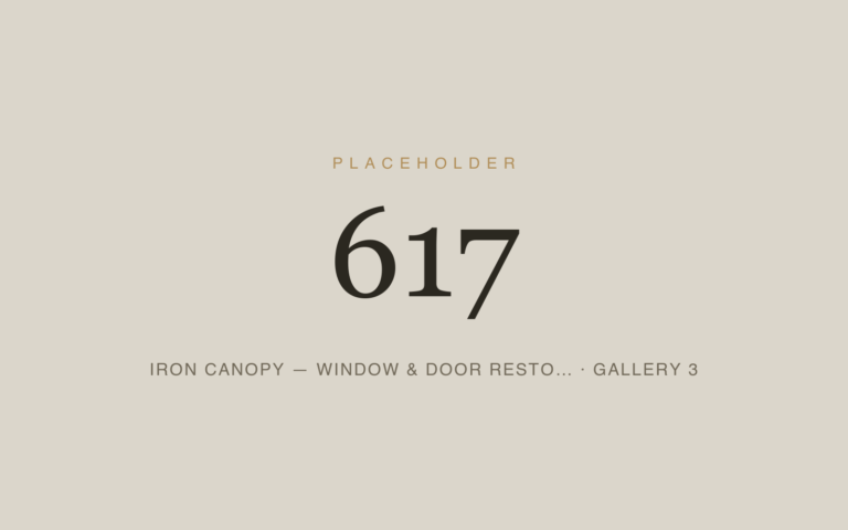 Placeholder 617 — Iron Canopy — Window & Door Resto… · Gallery 3
