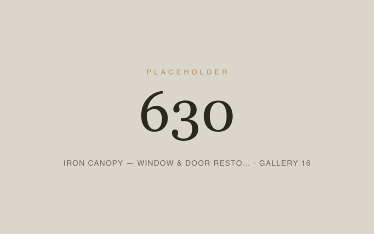 Placeholder 630 — Iron Canopy — Window & Door Resto… · Gallery 16