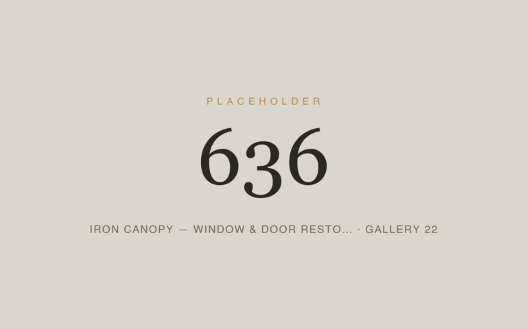Placeholder 636 — Iron Canopy — Window & Door Resto… · Gallery 22