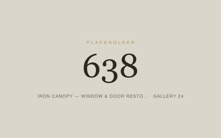 Placeholder 638 — Iron Canopy — Window & Door Resto… · Gallery 24