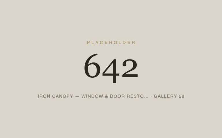 Placeholder 642 — Iron Canopy — Window & Door Resto… · Gallery 28