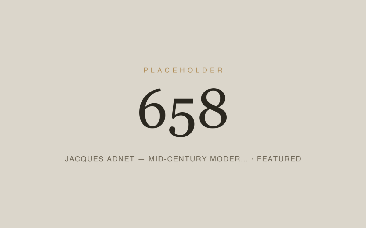 Jacques Adnet — Mid-Century Modern Furniture Restoration