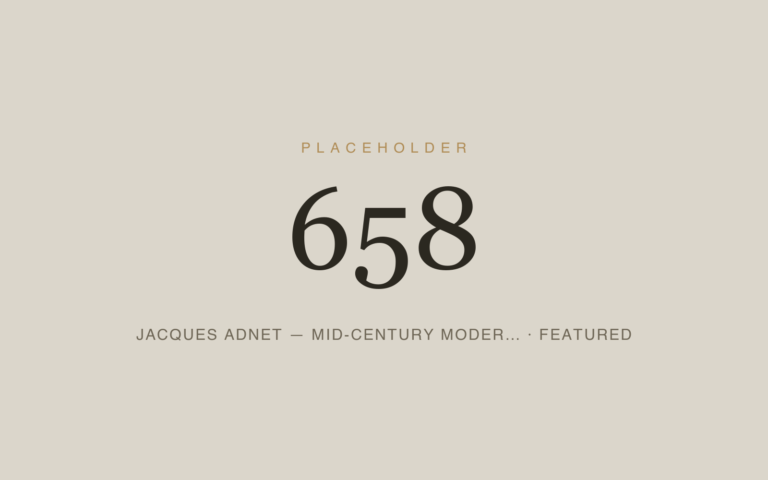 Placeholder 658 — Jacques Adnet — Mid-century Moder… · Featured