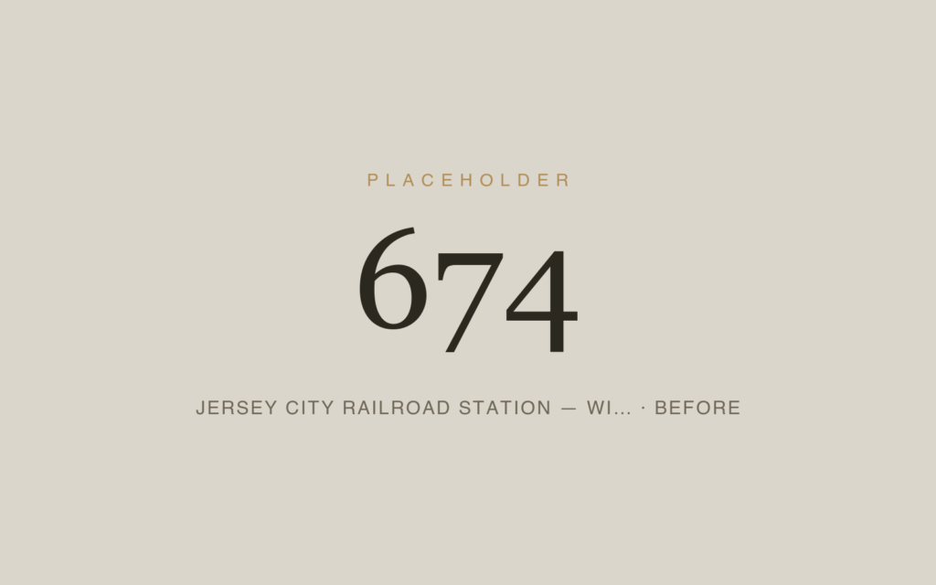 Jersey City Railroad Station — Window & Door Fabrication — Before