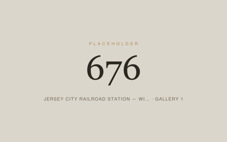 Placeholder 676 — Jersey City Railroad Station — Wi… · Gallery 1