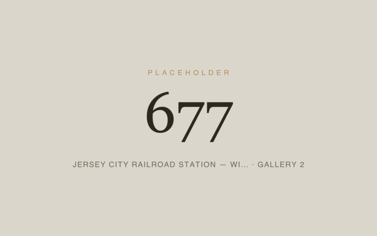 Placeholder 677 — Jersey City Railroad Station — Wi… · Gallery 2
