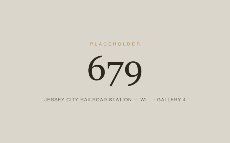 Placeholder 679 — Jersey City Railroad Station — Wi… · Gallery 4