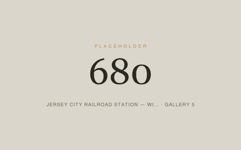 Placeholder 680 — Jersey City Railroad Station — Wi… · Gallery 5