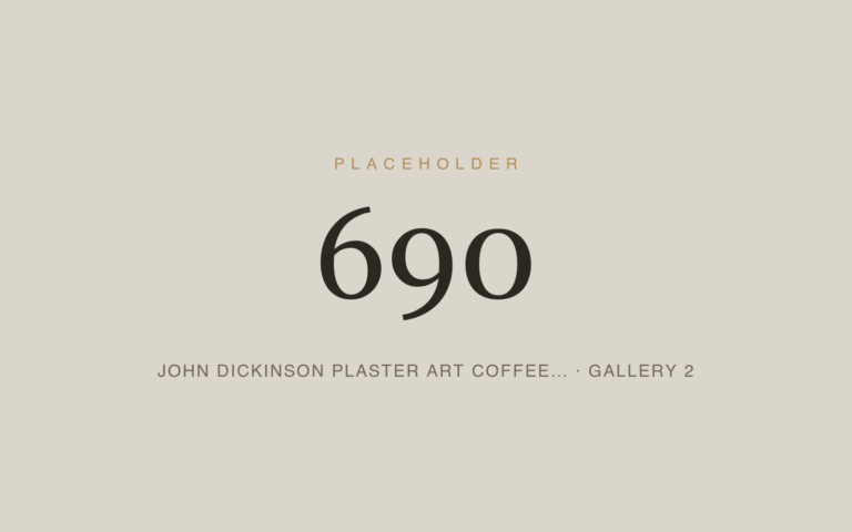 Placeholder 690 — John Dickinson Plaster Art Coffee… · Gallery 2