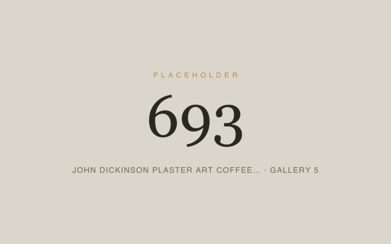 Placeholder 693 — John Dickinson Plaster Art Coffee… · Gallery 5