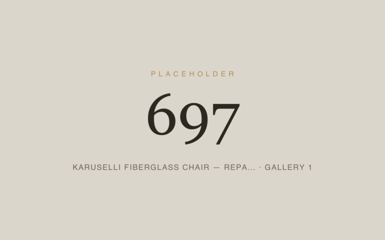 Placeholder 697 — Karuselli Fiberglass Chair — Repa… · Gallery 1