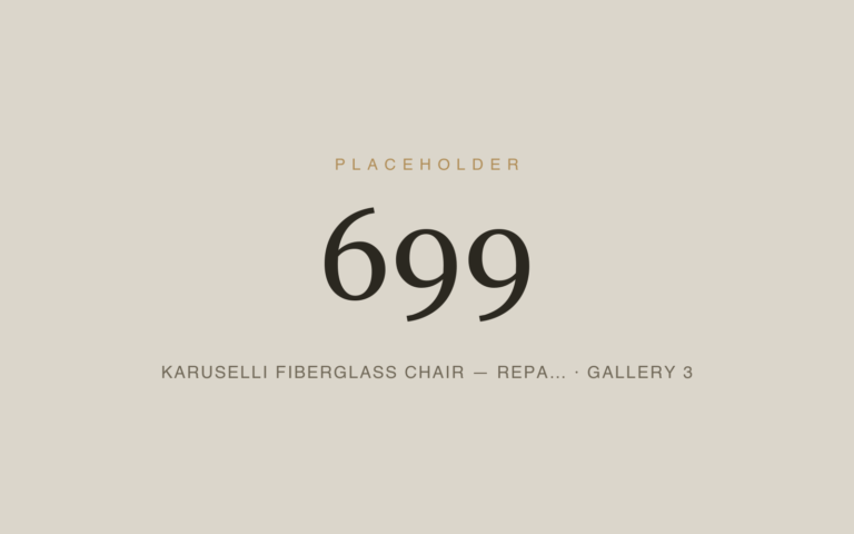 Placeholder 699 — Karuselli Fiberglass Chair — Repa… · Gallery 3