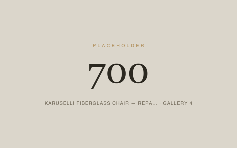 Placeholder 700 — Karuselli Fiberglass Chair — Repa… · Gallery 4