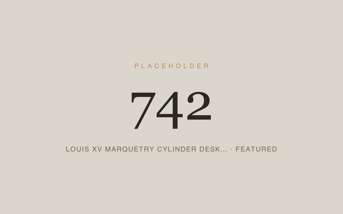 Louis XV Marquetry Cylinder Desk — Refinishing & Repair