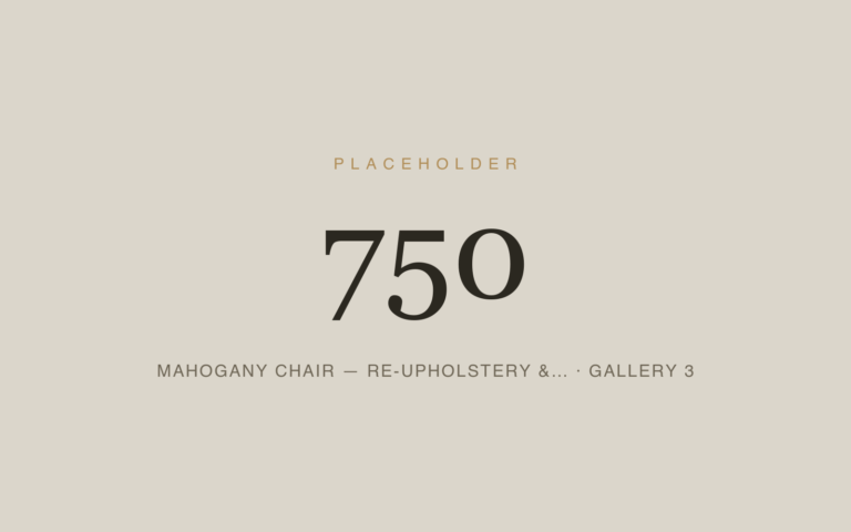 Placeholder 750 — Mahogany Chair — Re-upholstery &… · Gallery 3