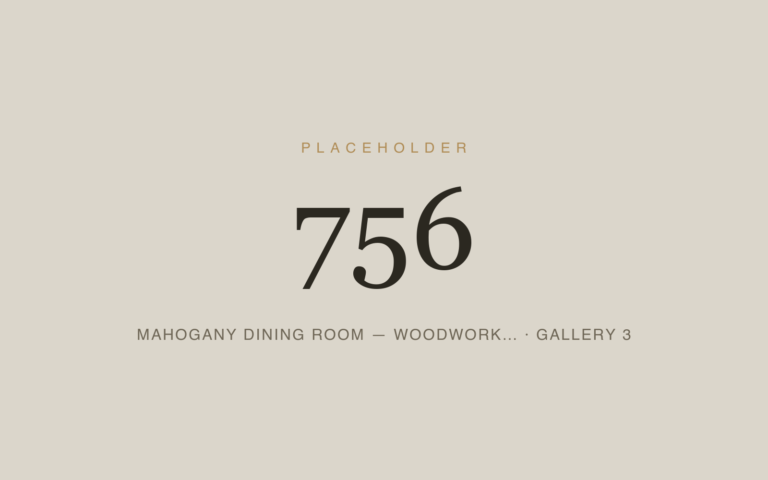 Placeholder 756 — Mahogany Dining Room — Woodwork… · Gallery 3