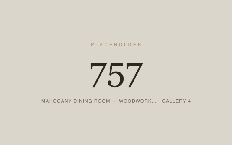 Placeholder 757 — Mahogany Dining Room — Woodwork… · Gallery 4