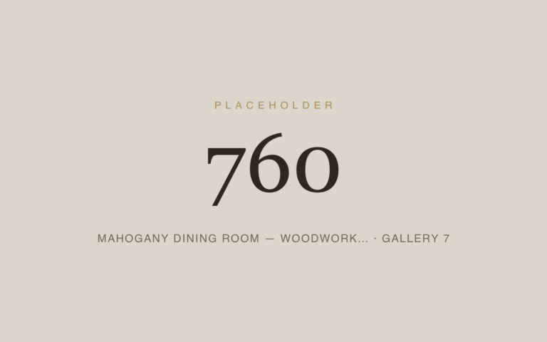 Placeholder 760 — Mahogany Dining Room — Woodwork… · Gallery 7