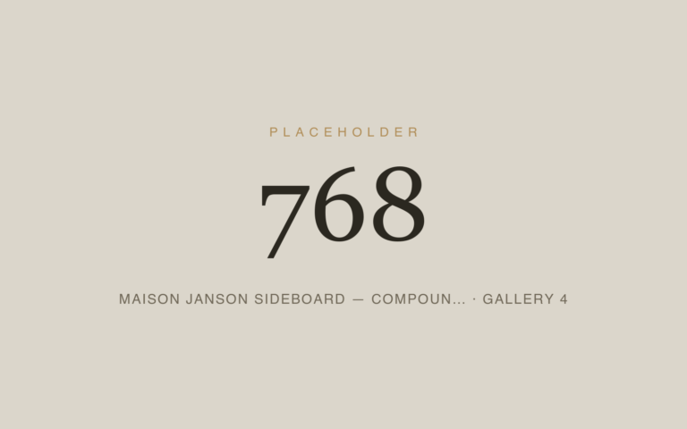 Placeholder 768 — Maison Janson Sideboard — Compoun… · Gallery 4