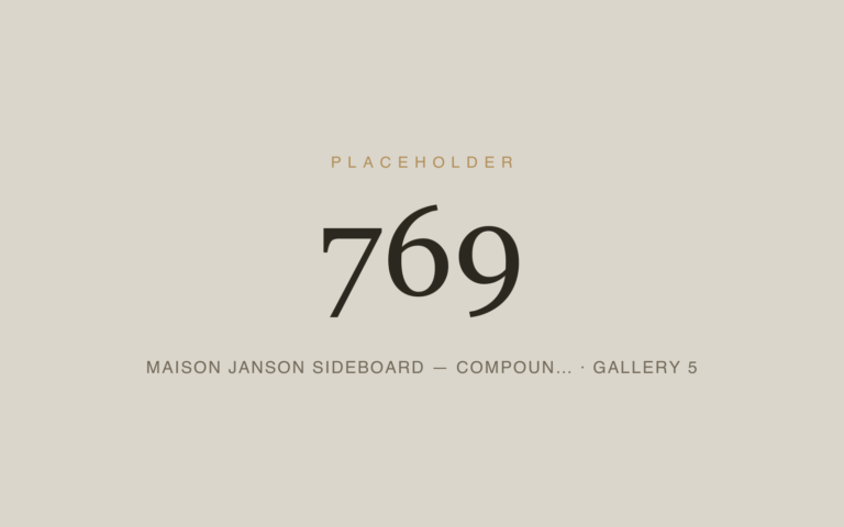 Placeholder 769 — Maison Janson Sideboard — Compoun… · Gallery 5