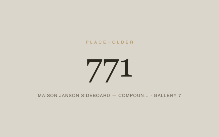 Placeholder 771 — Maison Janson Sideboard — Compoun… · Gallery 7