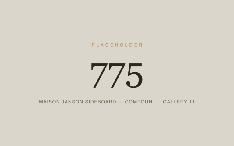 Placeholder 775 — Maison Janson Sideboard — Compoun… · Gallery 11