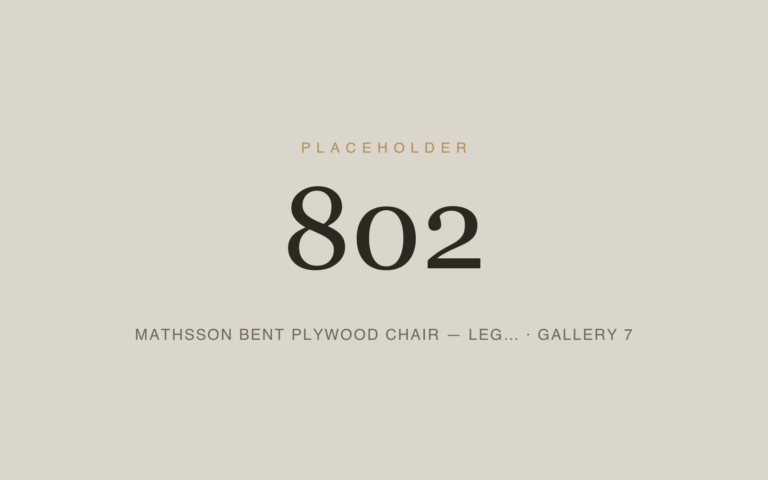 Placeholder 802 — Mathsson Bent Plywood Chair — Leg… · Gallery 7