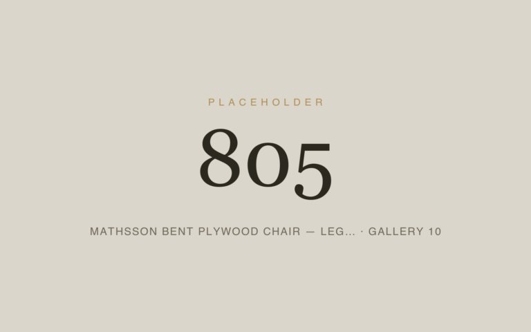 Placeholder 805 — Mathsson Bent Plywood Chair — Leg… · Gallery 10