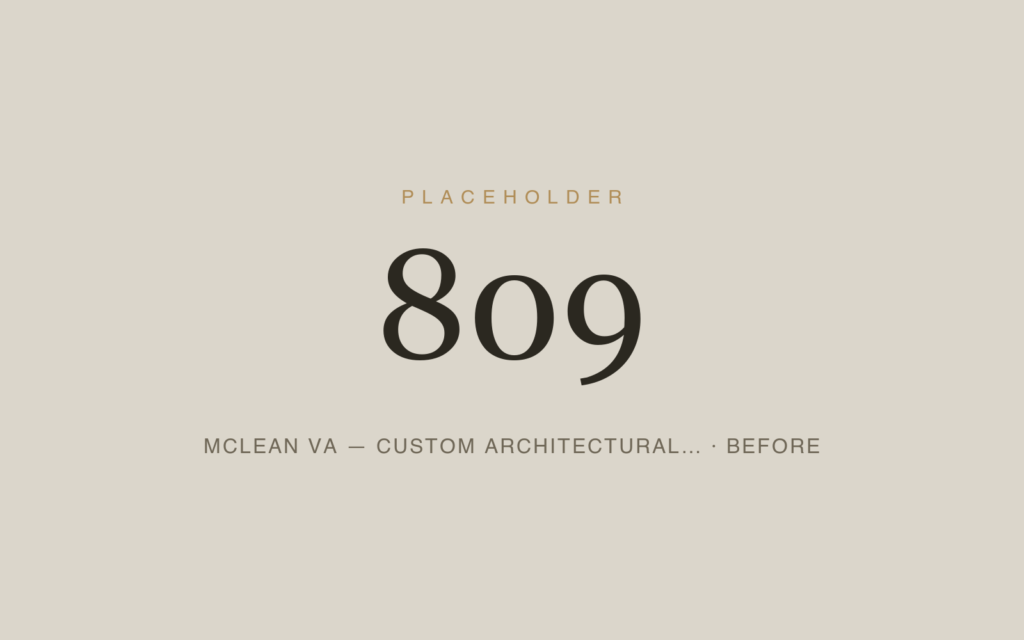 McLean VA — Custom Architectural Steel Windows — Before