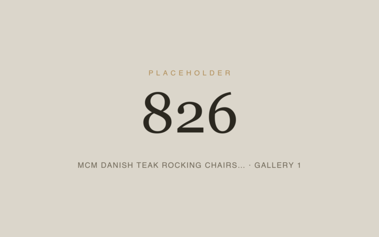 Placeholder 826 — Mcm Danish Teak Rocking Chairs… · Gallery 1