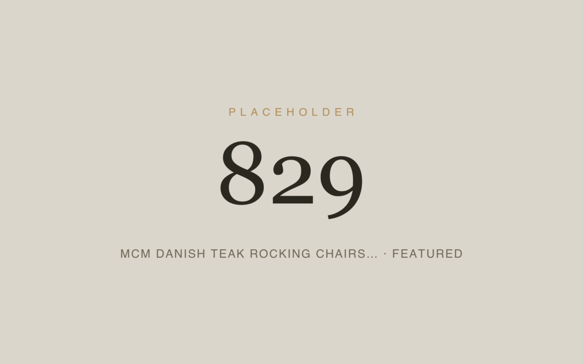 MCM Danish Teak Rocking Chairs — Refinishing & Reupholstery
