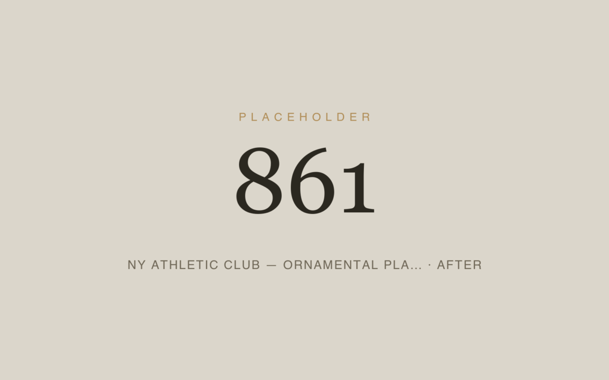 NY Athletic Club — Ornamental Plaster & Decorative Paint Conservation