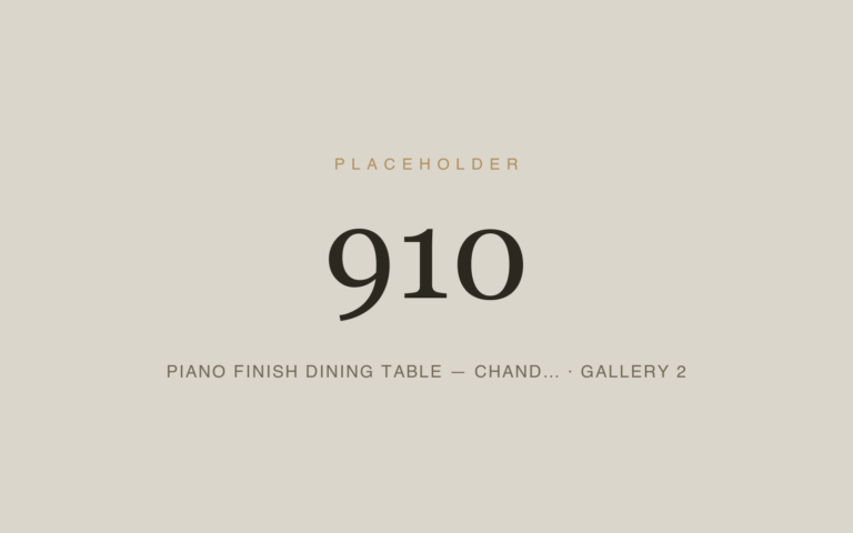Placeholder 910 — Piano Finish Dining Table — Chand… · Gallery 2