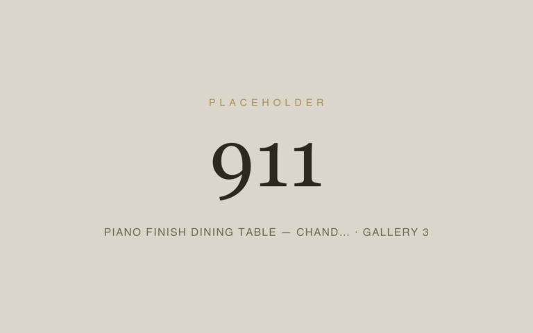 Placeholder 911 — Piano Finish Dining Table — Chand… · Gallery 3