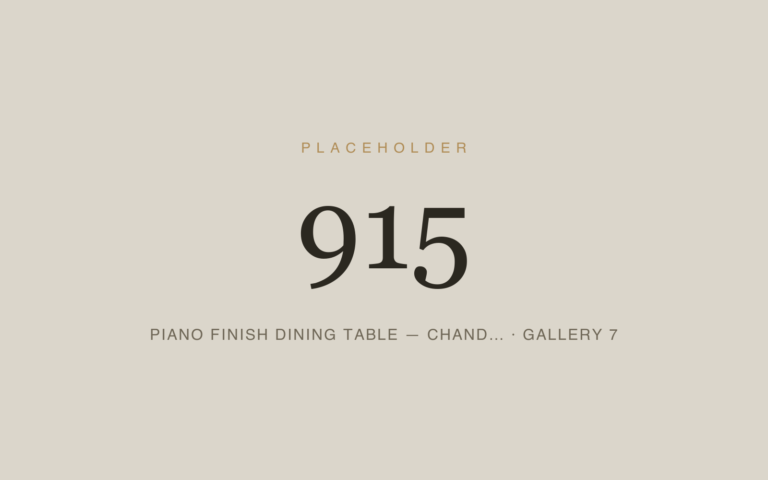 Placeholder 915 — Piano Finish Dining Table — Chand… · Gallery 7
