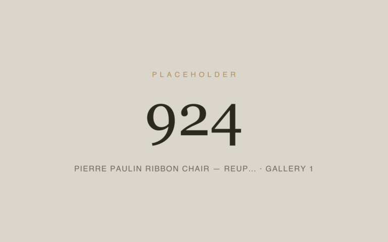 Placeholder 924 — Pierre Paulin Ribbon Chair — Reup… · Gallery 1