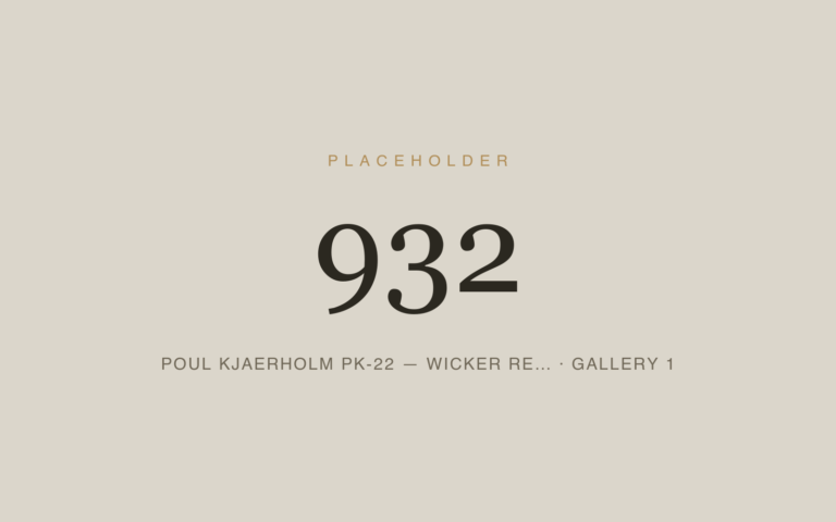 Placeholder 932 — Poul Kjaerholm Pk-22 — Wicker Re… · Gallery 1