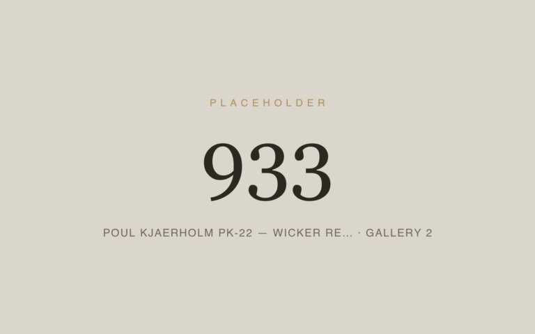 Placeholder 933 — Poul Kjaerholm Pk-22 — Wicker Re… · Gallery 2
