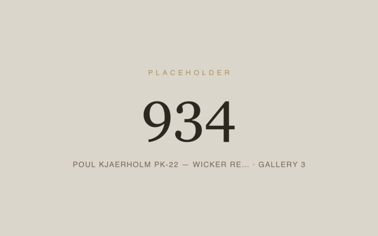 Placeholder 934 — Poul Kjaerholm Pk-22 — Wicker Re… · Gallery 3