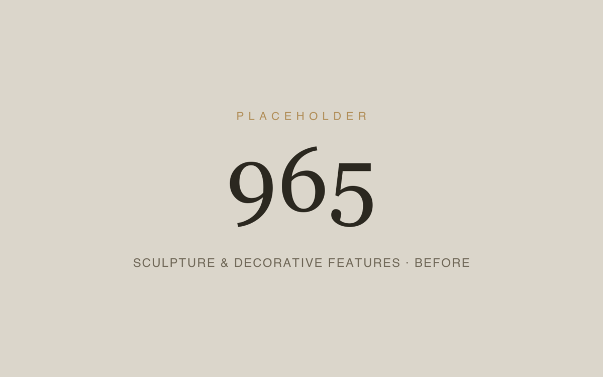 Sculpture & Decorative Features