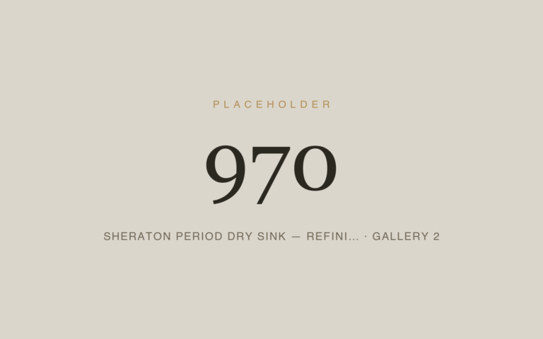 Placeholder 970 — Sheraton Period Dry Sink — Refini… · Gallery 2