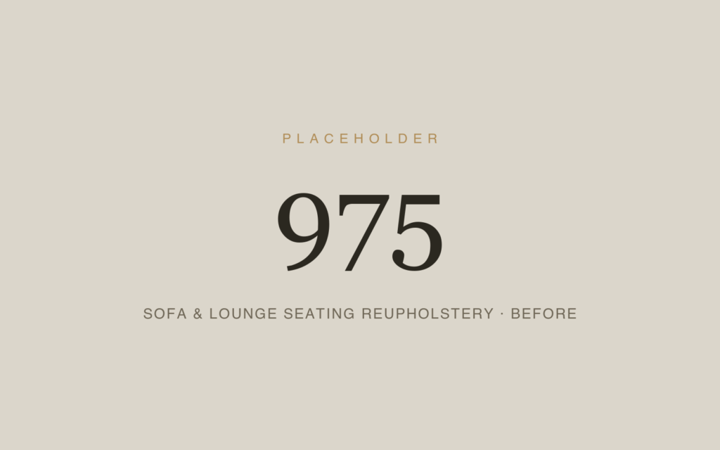 Sofa & Lounge Seating Reupholstery — Before